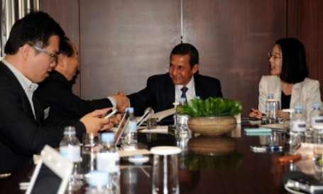 Presidente Ollanta Humala sostuvo encuentro con periodistas coreanos