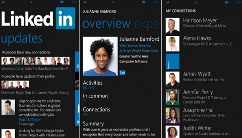Aplicación oficial de LinkedIn para Windows Phone ya está disponible