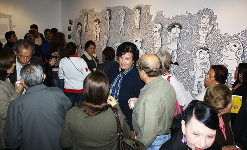 Inauguran exposición contra el abuso de la Tecnología en la Galería Felipe Lettersen de San Miguel