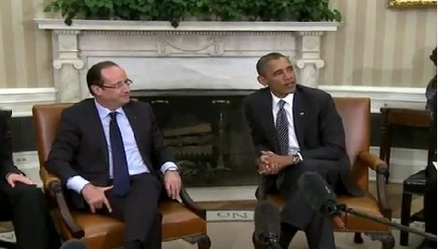 Obama y Hollande se reúnen para hablar sobre los problemas de Europa