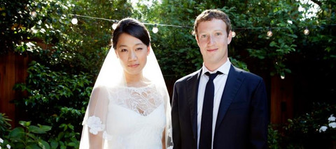 Mark Zuckerberg se casó y lo publica en Facebook