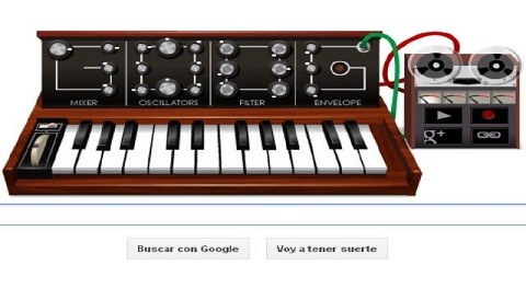 Google lanza doodle por el nacimiento de Robert Moog