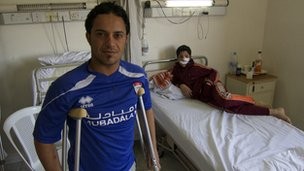 Hospital trata a los amputados  de la violencia en Arabia