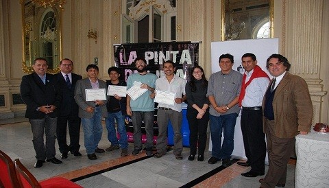Se premiaron a los ganadores del I Concurso de Arte Urbano 'La Pinta de Lima'