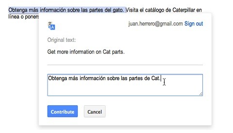 Nuevo Google Translate permite personalizar las traducciones de páginas web