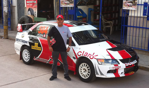 Tito Pardo listo para disputar el Rally de Huaura
