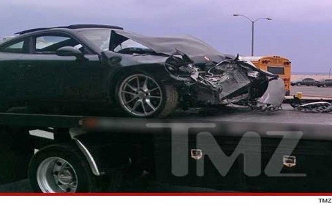 Lindsay Lohan sufrió grave accidente automovilístico