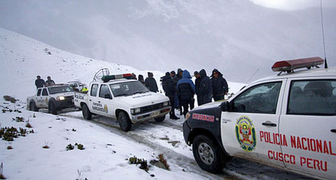 Los cadáveres de los 14 ocupantes del helicóptero fueron trasladados al Cusco