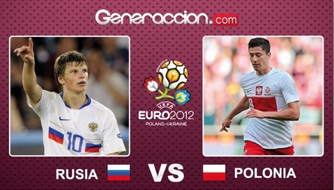 Eurocopa 2012: Polonia igualó 1-1 con Rusia
