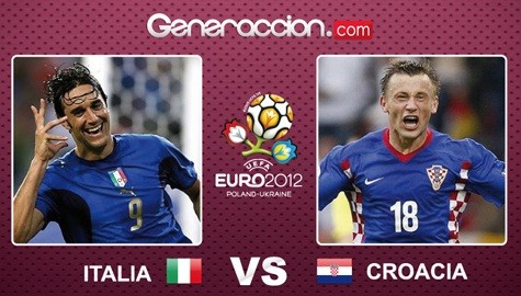 Eurocopa 2012: Italia sale en busca de un triunfo ante Croacia