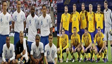 Eurocopa 2012: Conozca las alineaciones del encuentro Inglaterra vs. Suecia