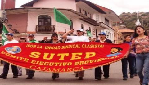 Cajamarca: Secretario del SUTEP afirma que docentes se sienten comprometidos con la educación