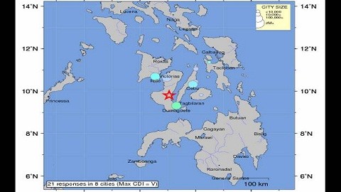 Fuerte Sismo de 6,1 grados Ritcher sacudió Filipinas