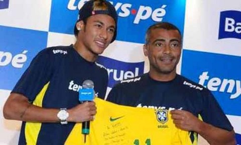 Romario afirma que Neymar no está al nivel de Lionel Messi