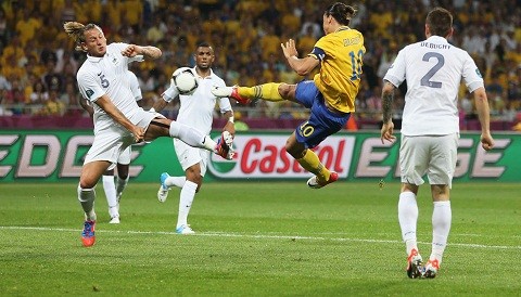 [VIDEO] Eurocopa 2012: Vea el golazo de Ibrahimovic anotado a Francia