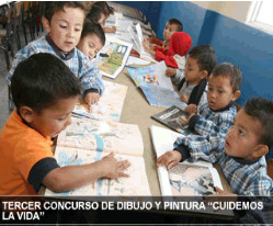 Tercer concurso de dibujo y pintura 'Cuidemos la Vida' en su etapa preliminar