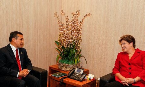 Cumbre Río+20: Ollanta Humala sostuvo reunión con Dilma Rousseff