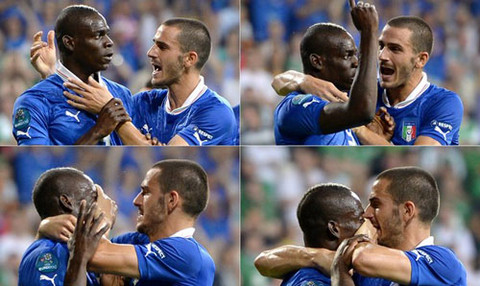 Eurocopa 2012: Bonucci afirma que Balotelli le dio las gracias por taparle la boca
