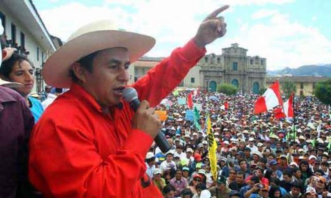 Gregorio Santos señaló que Newmont maneja a Ollanta Humala y a sus ministros