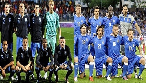 Eurocopa 2012: Conozca las alineaciones del encuentro entre Inglaterra vs. Italia