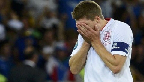 Eurocopa 2012: Steven Guerrard lamentó la eliminación de Inglaterra