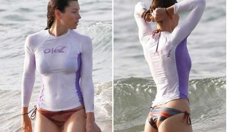 [FOTOS] Jessica Biel:Muestra sus atributos en Puerto Rico