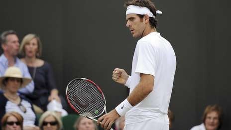 Wimbledon: Del Potro inicó su participación derrotando al holandes Haase