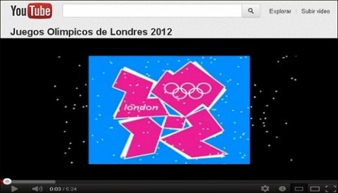 YouTube transmitirá en vivo los Juegos Olímpicos de Londres 2012