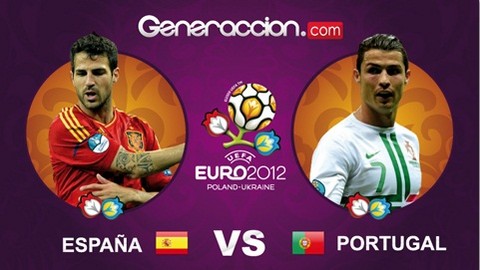 Eurocopa 2012: España y Portugal disputan la primera semifinal del torneo