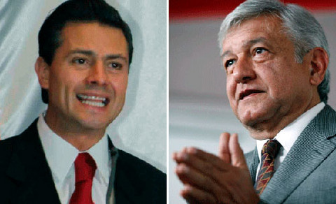 Elecciones en México: Peña Nieto le saca 10 puntos de ventaja a López Obrador