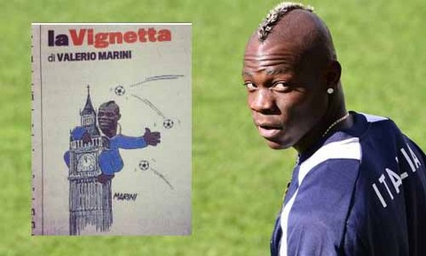 Diario italiano se disculpa con Ballotelli por compararlo con King Kong