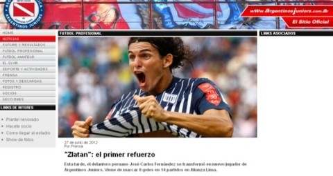 Fútbol argentino: José Carlos Fernández ya es jugador de Argentinos Juniors