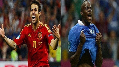 [FOTOS Y VIDEO] Eurocopa 2012: Cesc Fábregas y Mario Balotelli se verán las caras en la gran final de hoy
