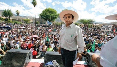 Gregorio Santos recibió donación de casi $1.9 millones de Yanacocha antes de protestas