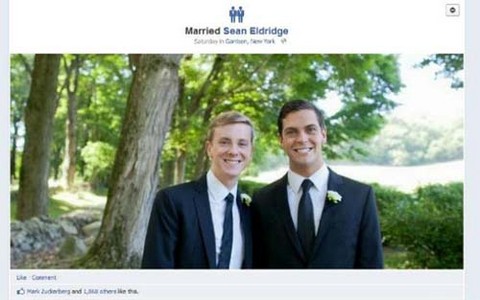 Facebook agrega íconos para matrimonios homosexuales