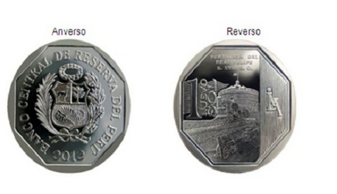 Moneda de S/. 1 alusiva a la Fortaleza del Real Felipe entró en circulación