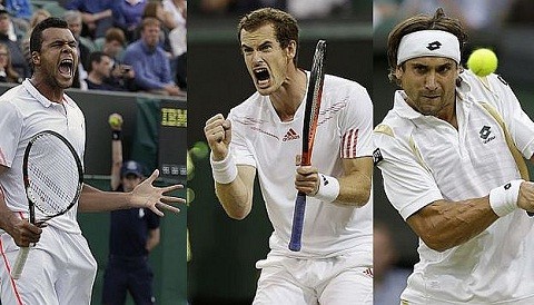 Wimbledon: Ferrer, Murray y Tsonga ganaron sus encuentros y clasificaron a cuartos de final