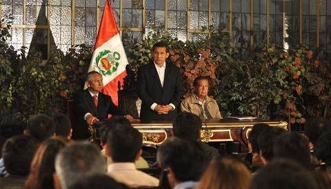 Presidente Humala: quiero una gran revolución para el Perú