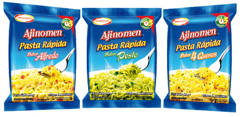 Ajinomoto del Perú S.A lanza Nuevo Aji-no-men® Pasta Rápida en tres deliciosos sabores