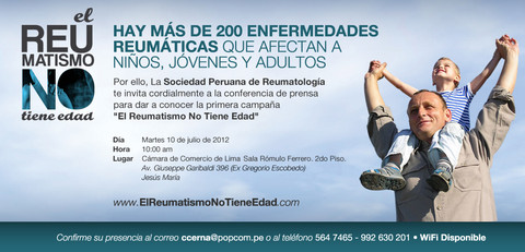 Sociedad Peruana de Reumatologia lanza campaña