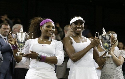Venus y Serena Williams campeonaron en Wimbledon
