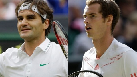 Roger Federer y Andy Murray juegan hoy la gran final de Wimbledon