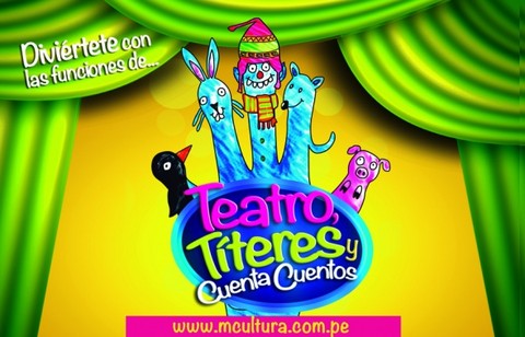 Funciones de Teatro, titeres y cuenta cuentos