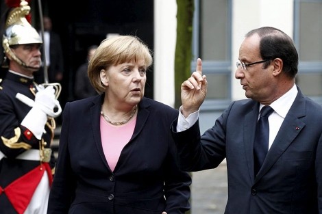 François Hollande y Angela Merkel conmemoraron los 50 años de la Amistad Franco Alemana