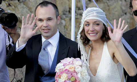 [Video] Andrés Iniesta contrajo matrimonio con Anna Ortiz