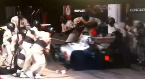[VIDEO] Piloto japonés atropelló a su equipo en el Gran Premio de Gran Bretaña
