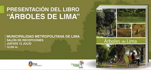 Municipalidad de Lima presenta libro 'Árboles de Lima'