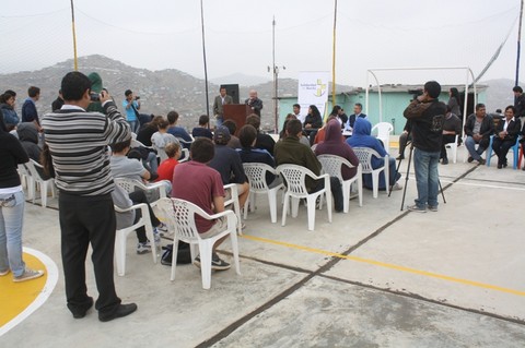 Municipio de San Juan de Miraflores inauguró moderna losa deportiva que beneficiará a más de 15 mil pobladores de La Nueva Rinconada