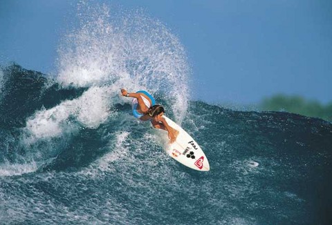 Sofía Mulanovich en semifinales del 'Abierto de Australia de Surfing'