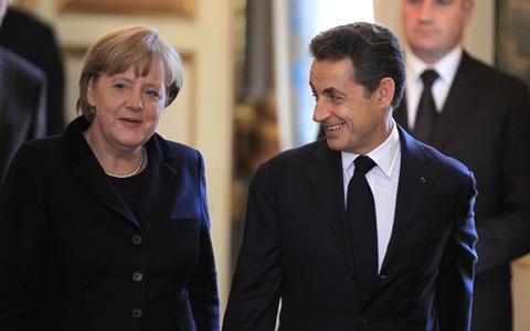 Nicolas Sarkozy: 'Merkel vendrá a Francia solo para  hablar de Europa'